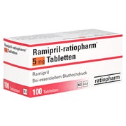 Ramipril-ratiopharm 5 mg Tabletten 100 St