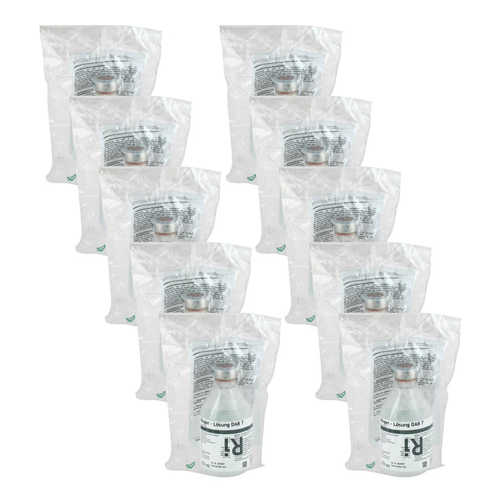 Ringer Lösung DAB 7 Plastik 10X250 ml