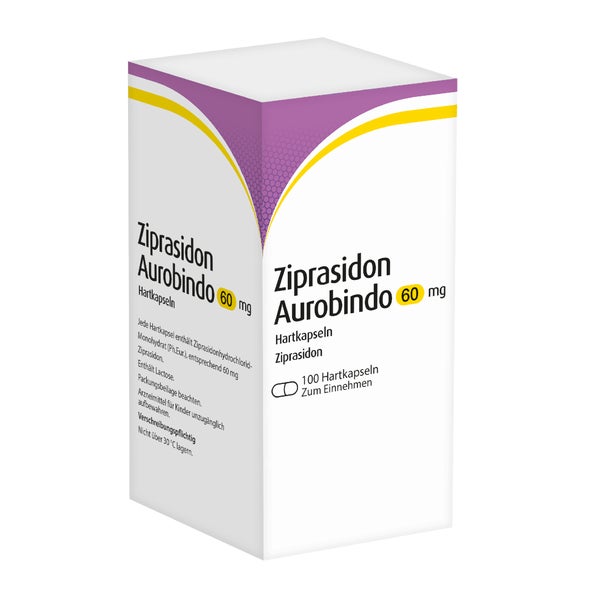 Ziprasidon Aurobindo 60 mg Hartkapseln 100 St