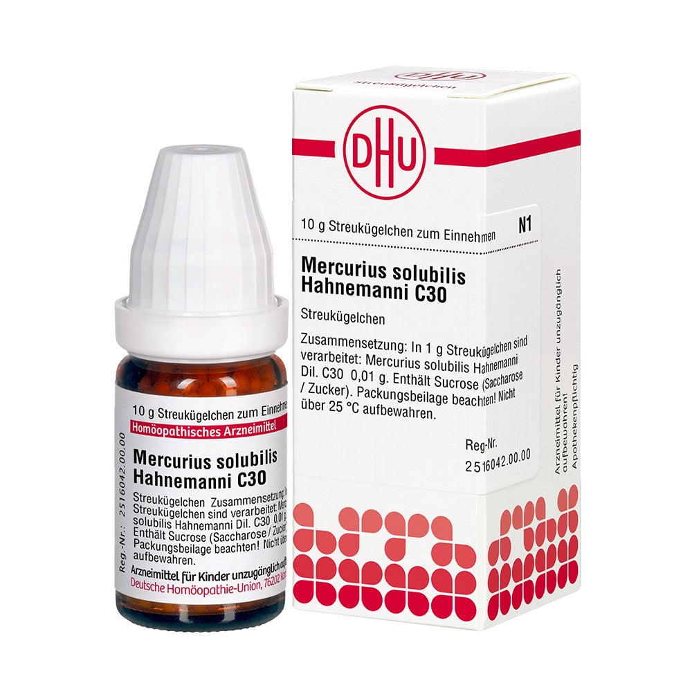 Mercurius solubilis hahnemanni C30 Globuli 10 g