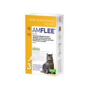 Produktabbildung: Amflee 50 mg Spot-on Lösung z.Auftropfen f.Katzen 3 St