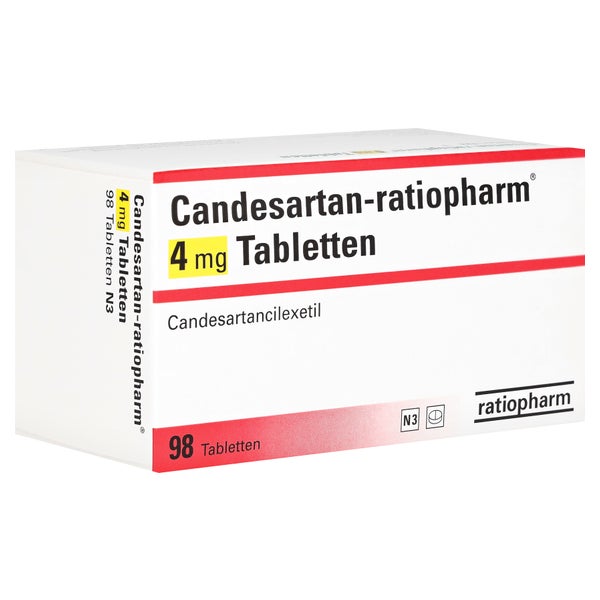 Candesartan-ratiopharm 4 mg Tabletten 98 St