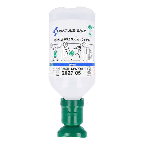 First Aid Only Augenspülflasche 500ml Natriumchloridlösung 500 ml