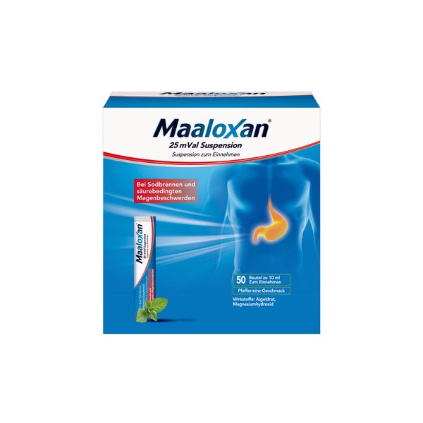 Maaloxan 25 mVal Suspension 50X10 ml