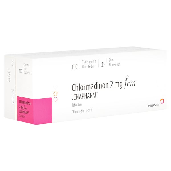 CHLORMADINON 2 mg fem Jenapharm Tabletten 100 St