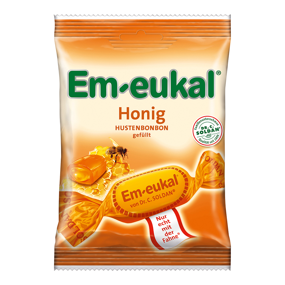 EM Eukal Bonbons Honig zuckerhaltig 75 g