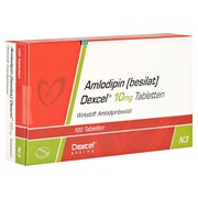 AMLODIPIN besilat Dexcel 10 mg Tabletten 100 St