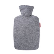 Wärmflasche Klassik 1,8 l mit Strickbezug Filzoptik grau-melange 1 St
