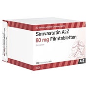 Simvastatin AbZ 80 mg Filmtabletten 100 St