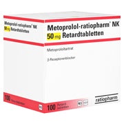 METOPROLOL-ratiopharm NK 50 mg Retardtabletten 100 St