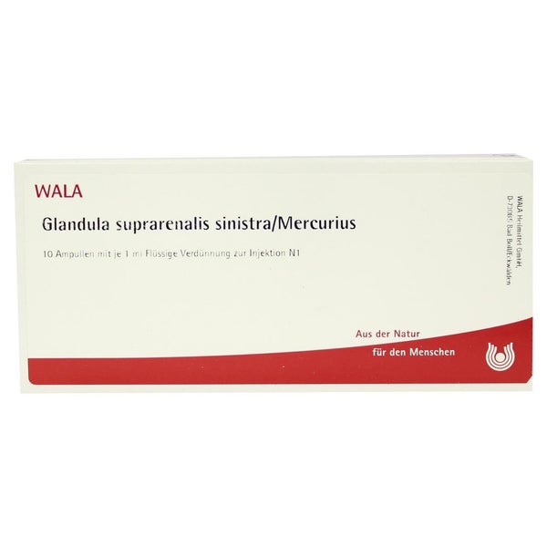 Glandula Suprarenalis Sinistra/mercurius 10X1 ml