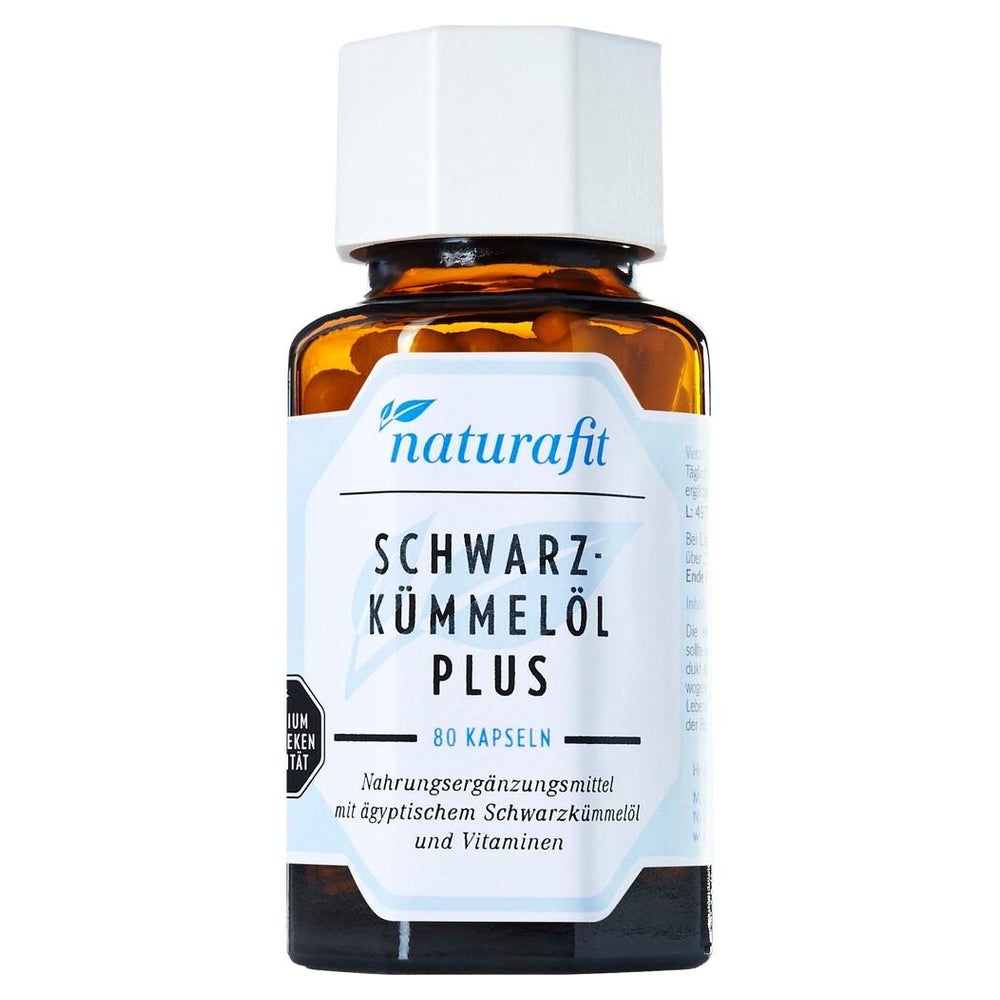 Naturafit Schwarzkümmel Öl Plus Kapseln 80 St