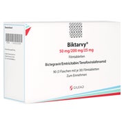 BIKTARVY 50 mg/200 mg/25 mg Filmtabletten 3X30 St