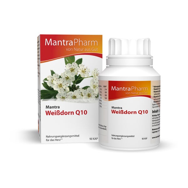 Mantra Weißdorn Q10 Kapseln 90 St