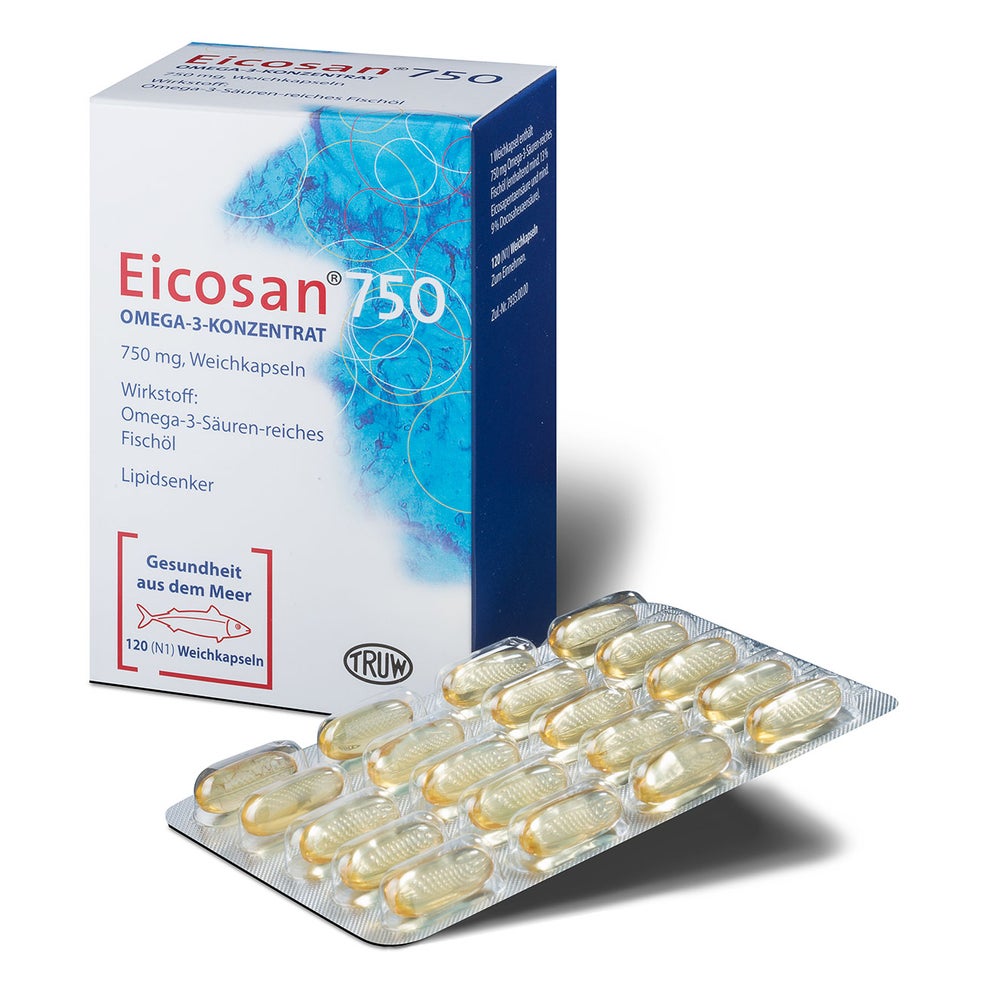 Eicosan 750 Omega-3 Konzentrat Weichkaps 120 St
