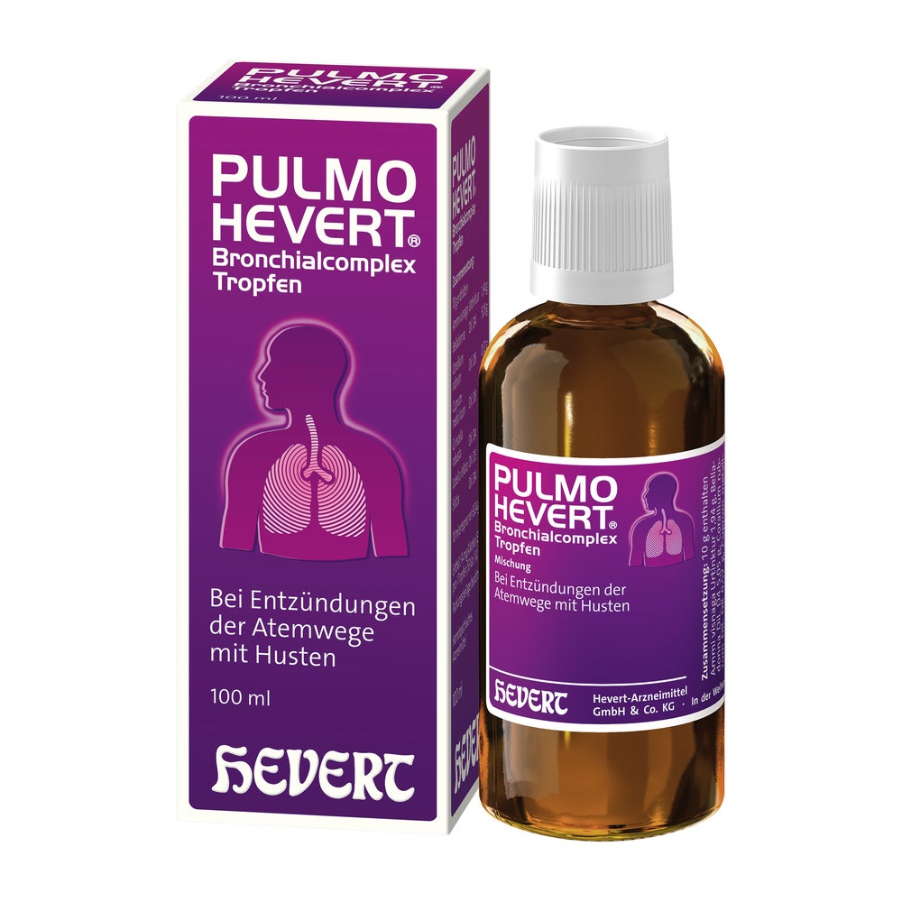 Pulmo Hevert Bronchialcomplex Tropfen 100 ml