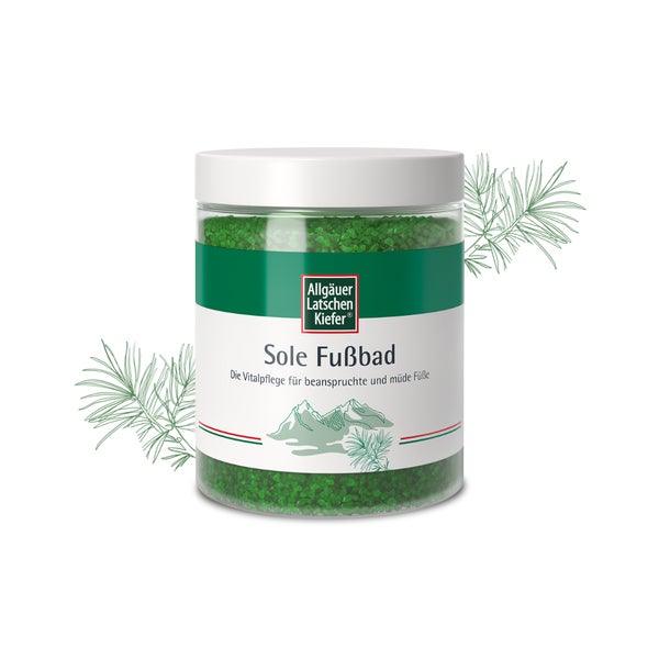 Allgäuer Latschenkiefer Sole Fußbad 350 g