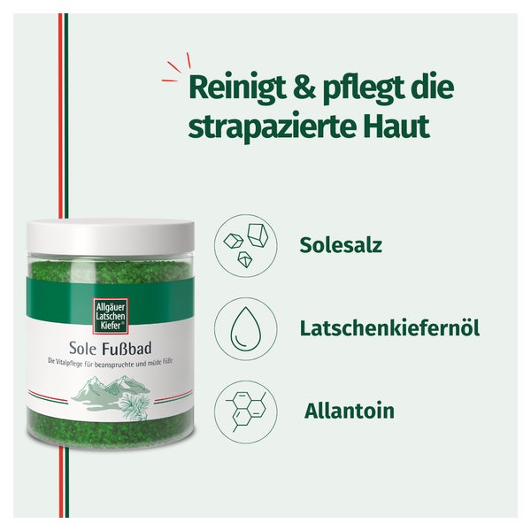 Allgäuer LK Sole Fußbad, 10x10 G, PZN 1986492 - Apotheke Am Markt In 49565 Bramsche