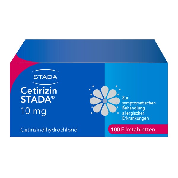 Cetirizin STADA® 10mg Filmtabletten (Achtung: MHD 02/2027) 100 St