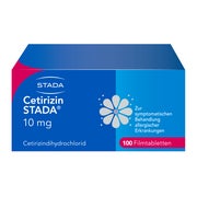 Produktabbildung: Cetirizin STADA® 10mg Filmtabletten (Achtung: MHD 02/2027) 100 St