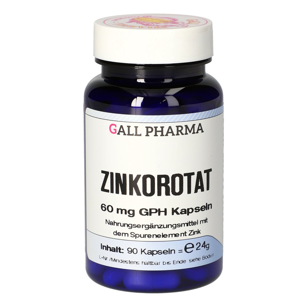 Zinkorotat 60 mg GPH Kapseln 90 St