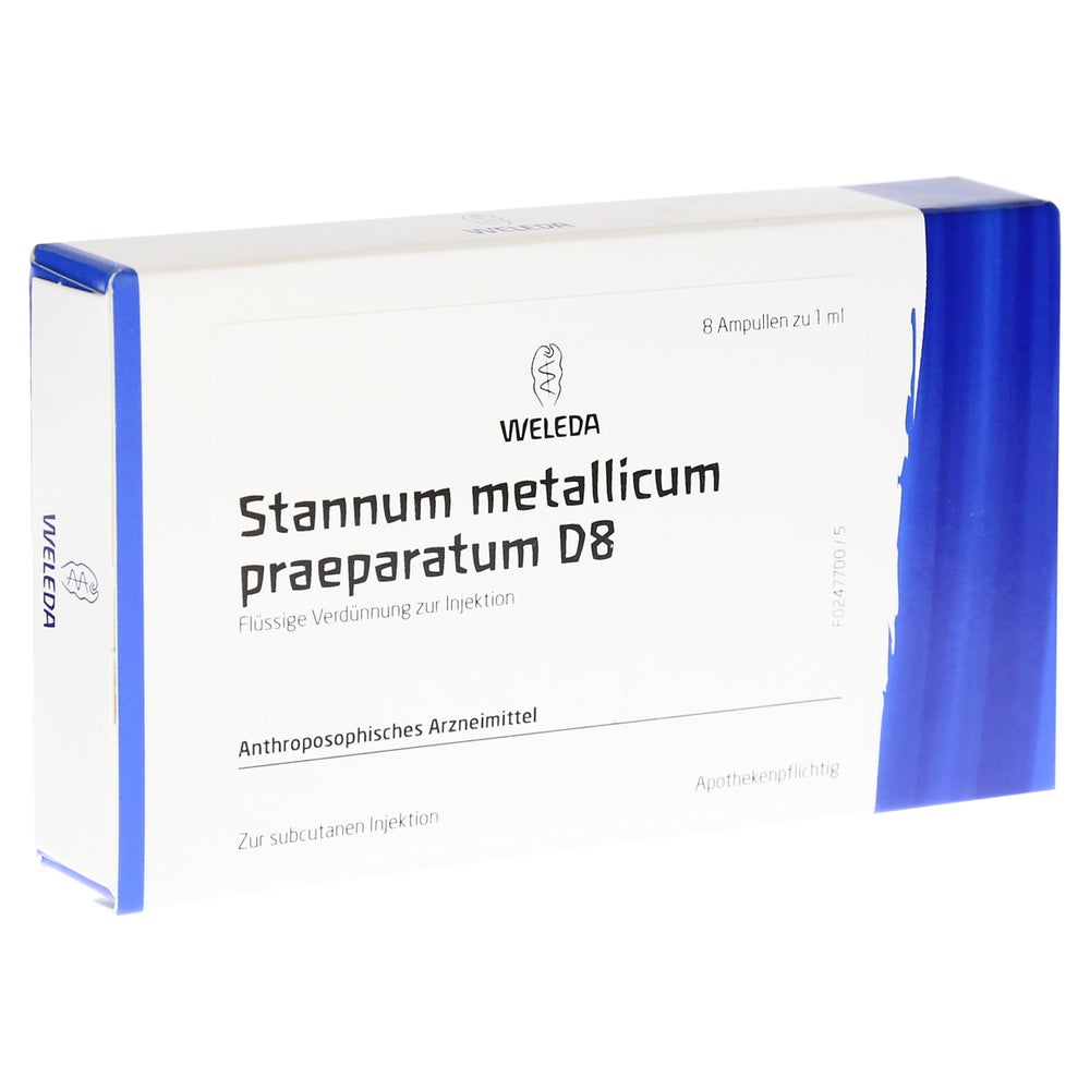 Stannum Metallicum Praeparatum D 8 Ampul 8X1 ml