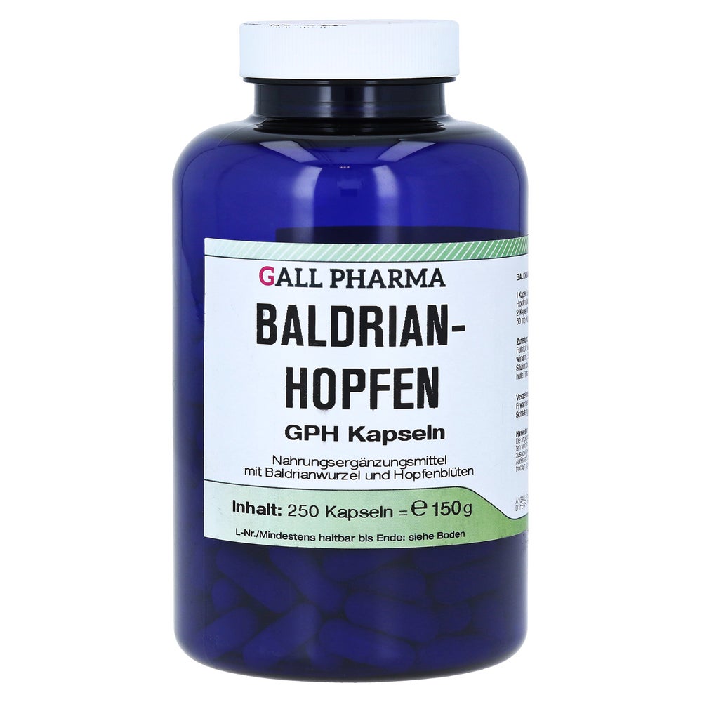 Gall Pharma Baldrian-Hopfen GPH Kapseln 250 St