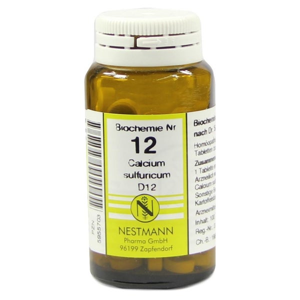 Biochemie 12 Calcium sulfuricum D 12 Tab 100 St