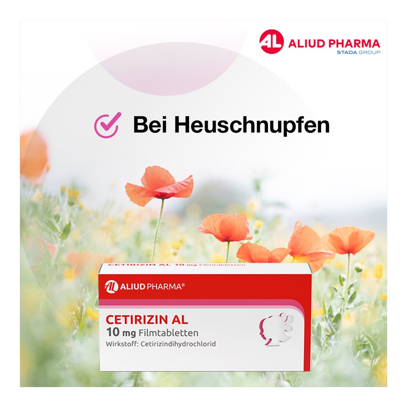 Cetirizin AL 10 mg Allergietabletten 100 St