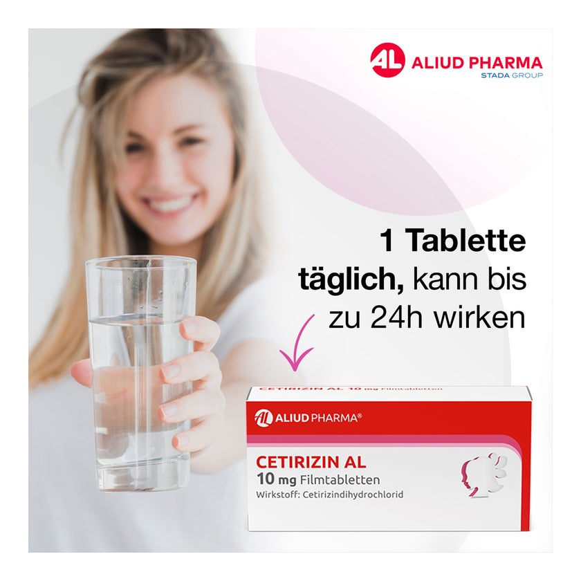 Cetirizin AL 10 mg Allergietabletten 100 St
