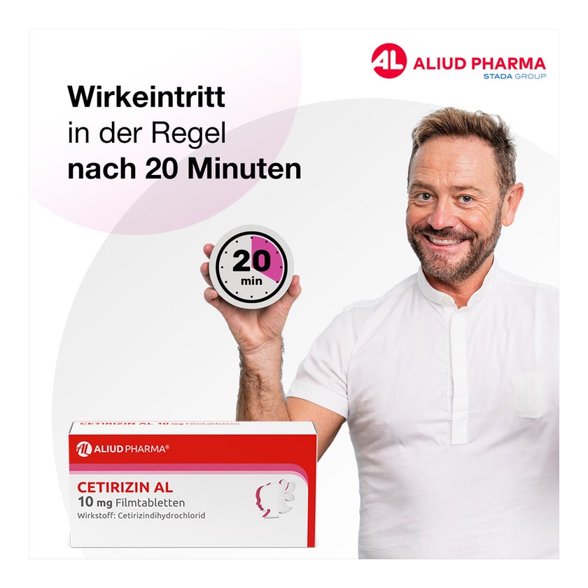 Cetirizin AL 10 mg Allergietabletten 100 St