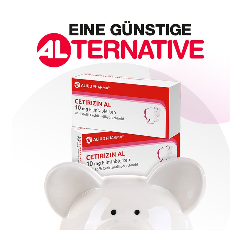 Cetirizin AL 10 mg Allergietabletten 100 St