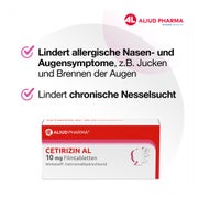 Cetirizin AL 10 mg Allergietabletten 100 St