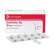 Produktabbildung: CETIRIZIN AL 10 mg Filmtabletten 100 St
