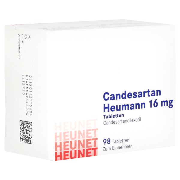 CANDESARTAN Heumann 16 mg Tabletten Heunet 98 St