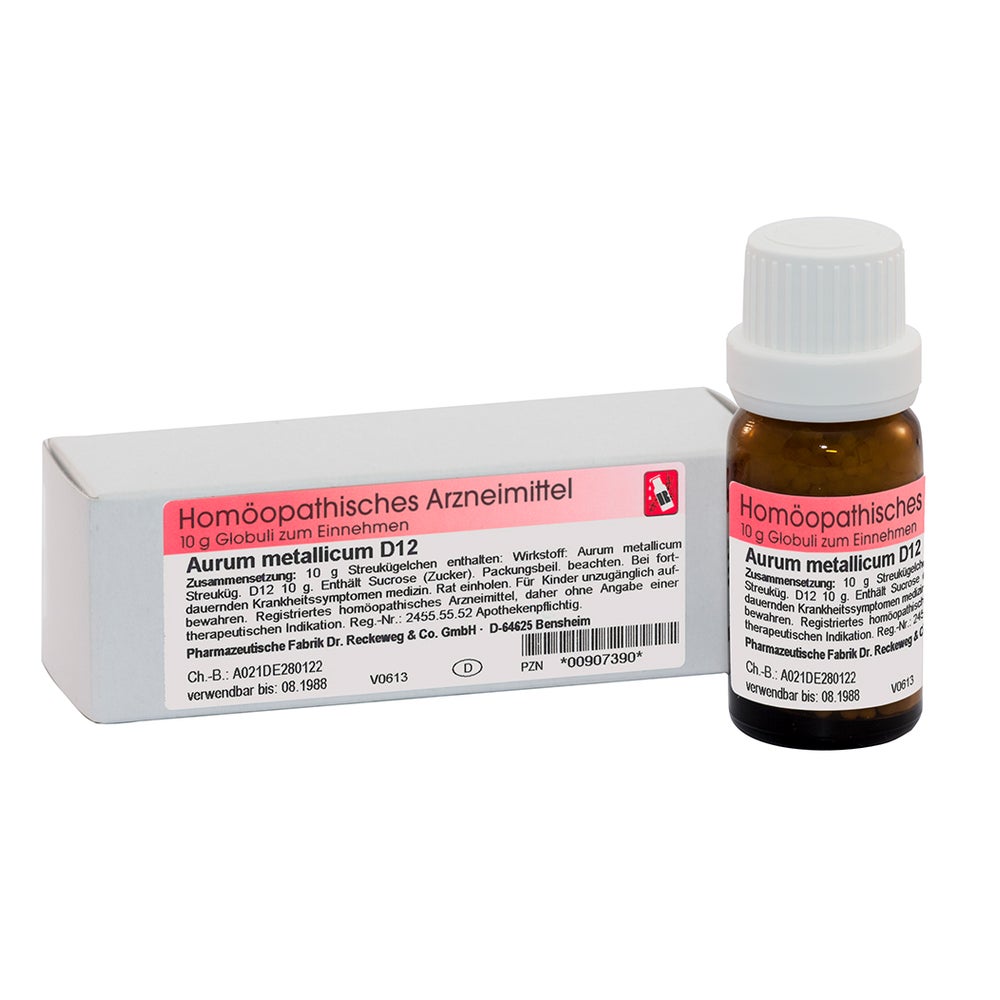 Dr. Reckeweg Aurum Metallicum D12 Globuli 10 g