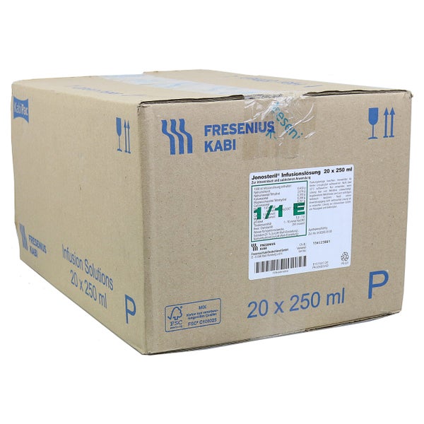 Jonosteril Plastik Infusionslösung 20X250 ml
