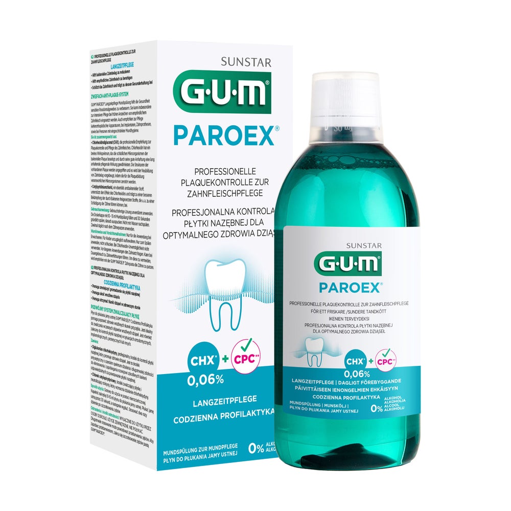 GUM® PAROEX Mundspülung 0,06% 500 ml