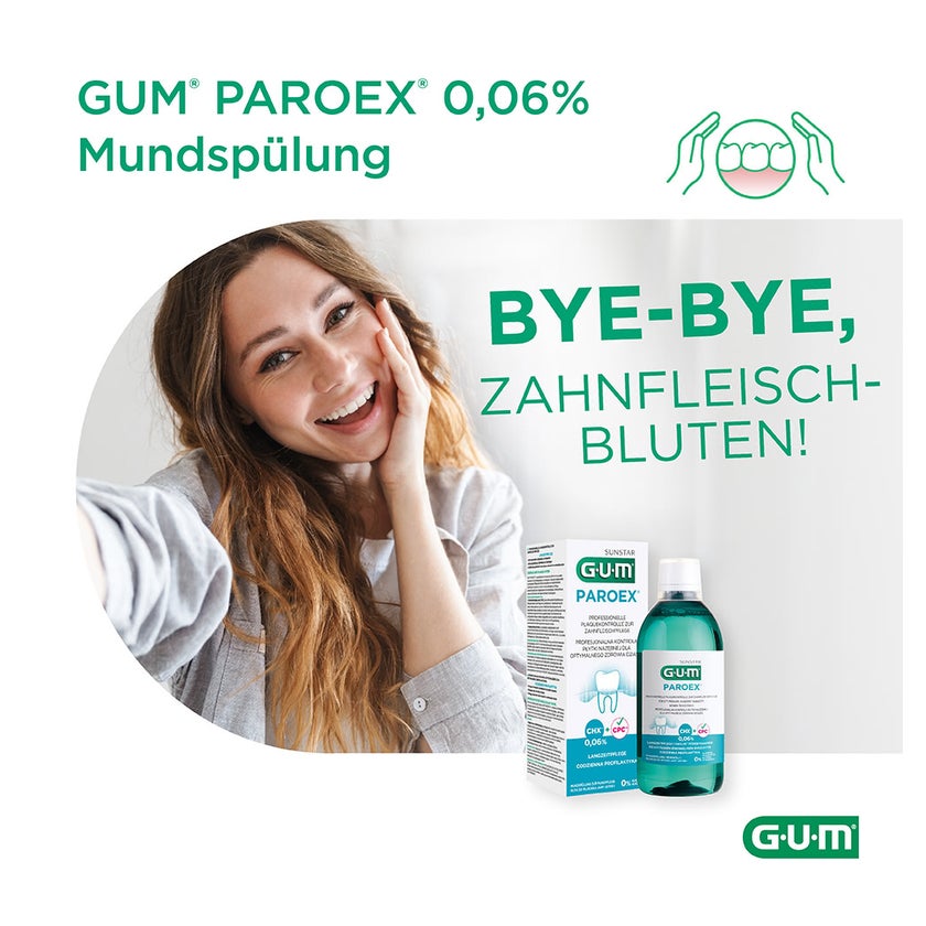 GUM Paroex Mundspülung 0,06% 500 ml