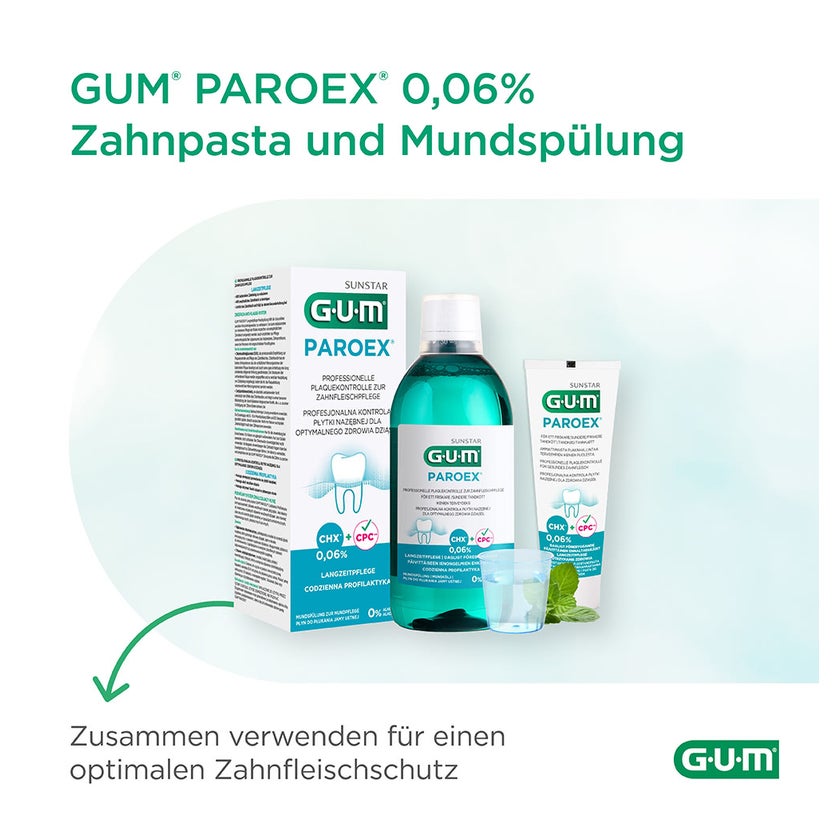 GUM Paroex Mundspülung 0,06% 500 ml