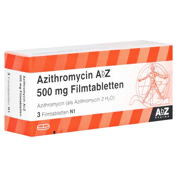 Azithromycin AbZ 500 mg Filmtabletten 3 St