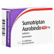 Sumatriptan Aurobindo 100 mg Tabletten 12 St
