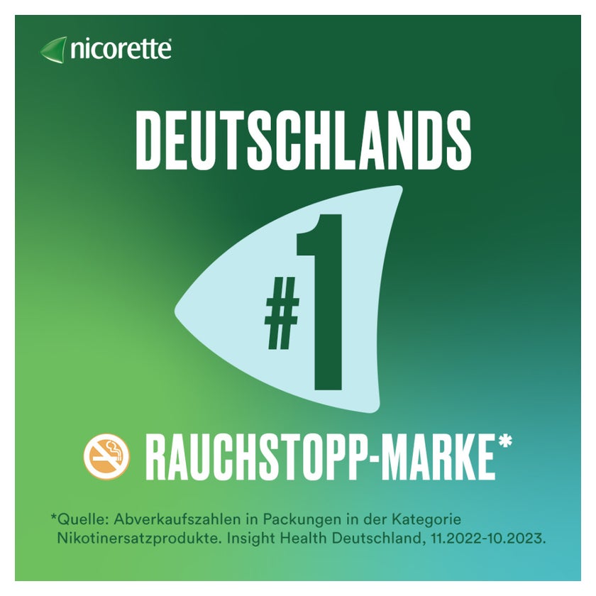 nicorette Kaugummi 4mg freshmint zur Rauchentwöhnung 105 St