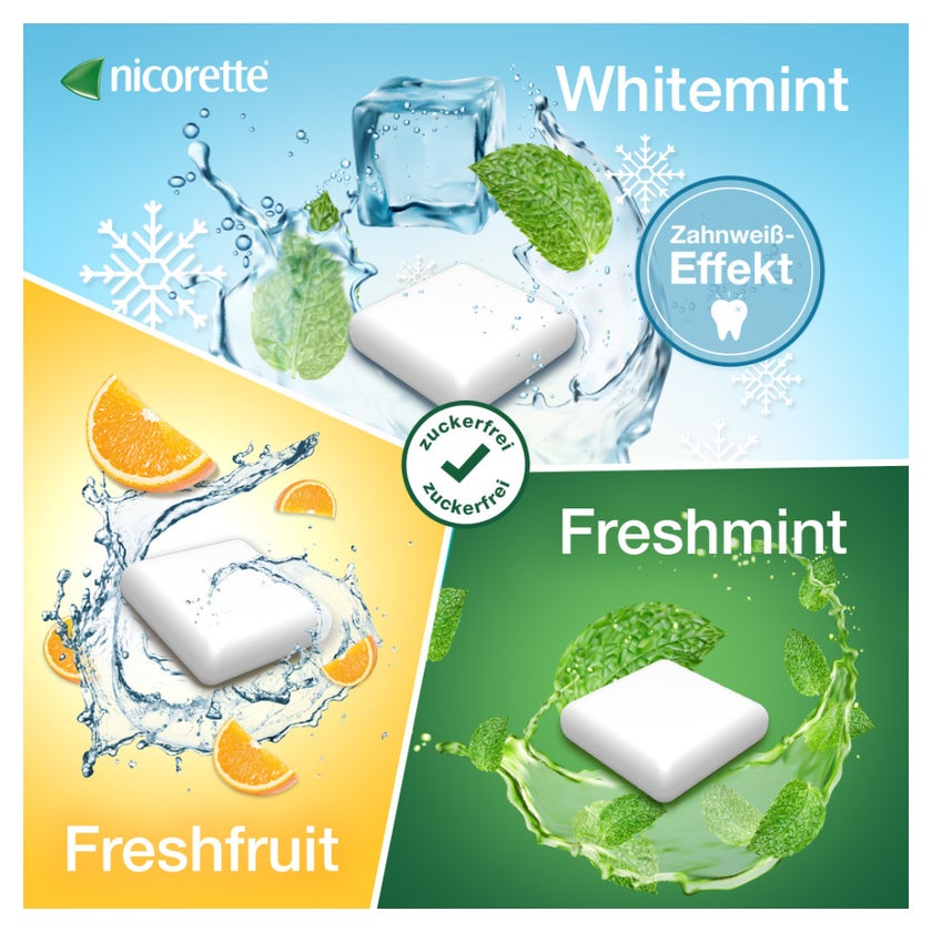 nicorette Kaugummi 4mg freshmint zur Rauchentwöhnung 105 St