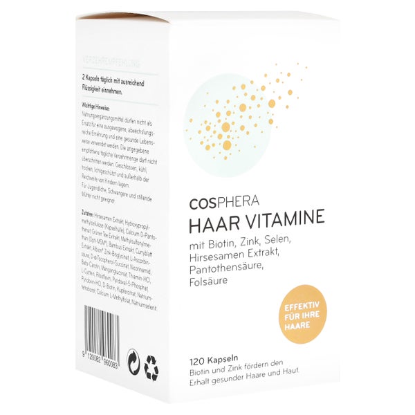 Cosphera Haar-vitamine mit Hirse Kapseln 120 St