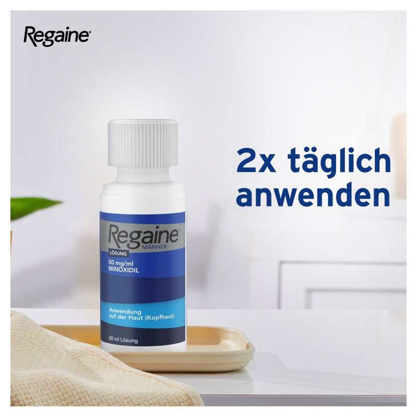Regaine Männer Lösung mit Minoxidil 3X60 ml