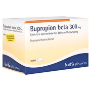 BUPROPION beta 300 mg Tab.m.veränd.Wirkst.-Frs. 90 St