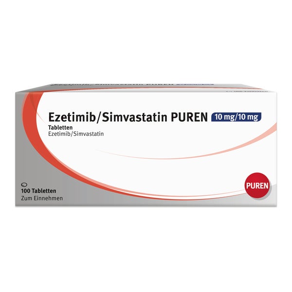 EZETIMIB/Simvastatin PUREN 10 mg/10 mg Tabletten 100 St