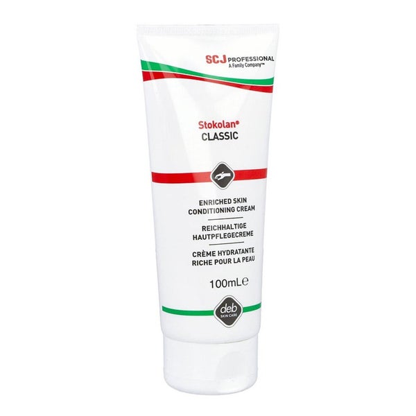 Stokolan CLASSIC Hautpflegecreme, silikonfrei – für normale und stark beanspruchte Haut - 100 ml - Tube 100 ml