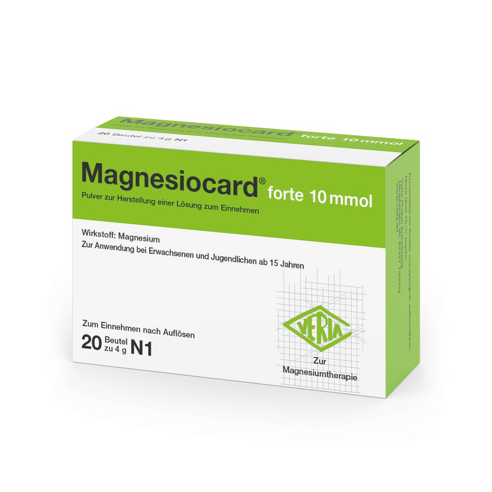 Magnesiocard forte 10 mmol 20 St